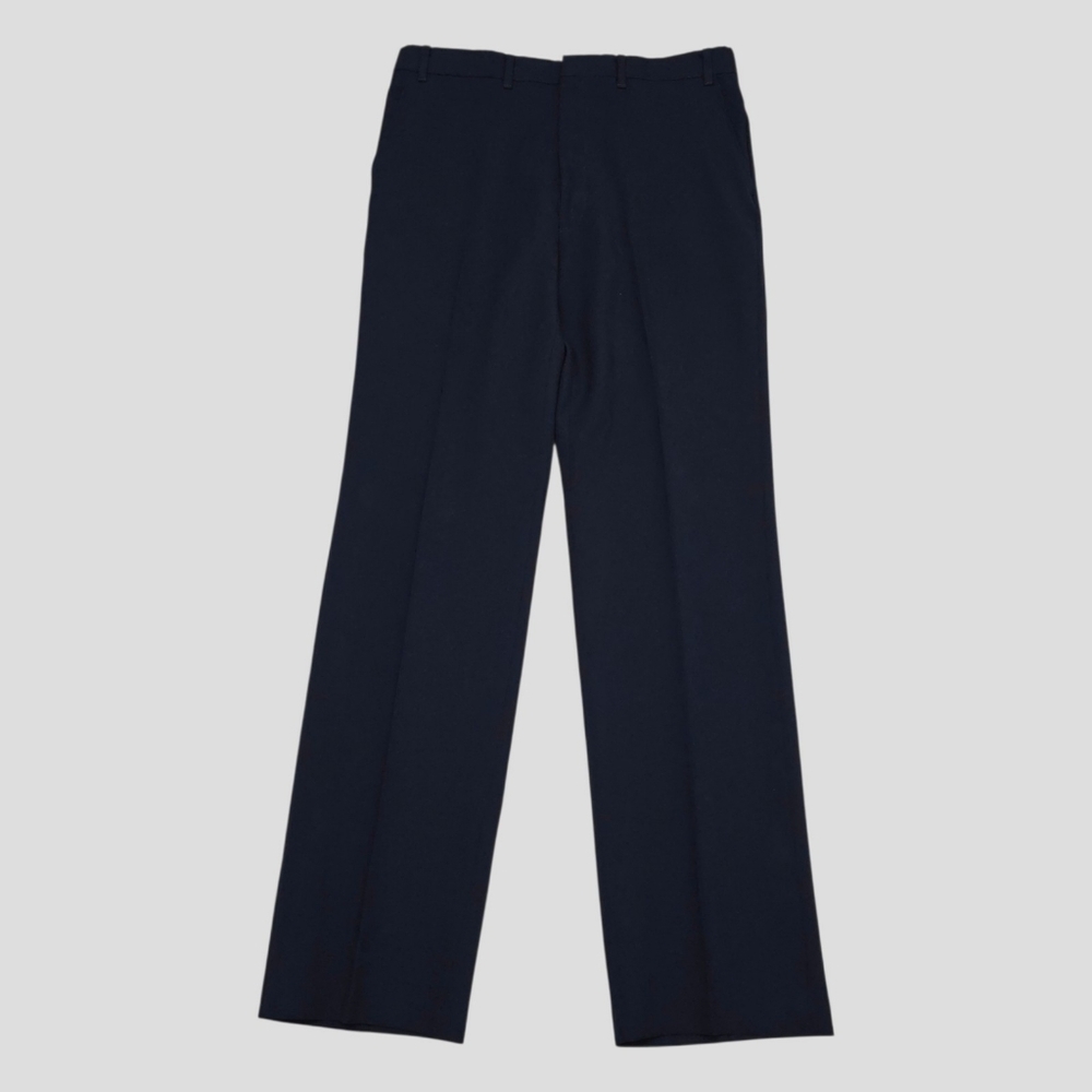 Vintage Dark Navy Dress Pants 34x34 America’s Freedom Fabric Visa Talon Zip USA